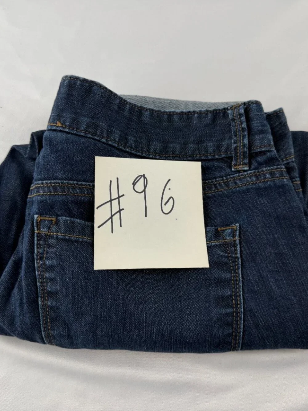 Ann Taylor LOFT Women Curvy Crop Jeans Dark Wash Blue Stretch Size 6